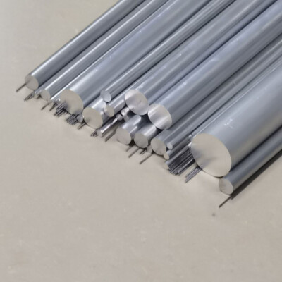 1-30Pcs Aluminium alloy solid rod,1-45mm diameter,300mm Length,fine round bar