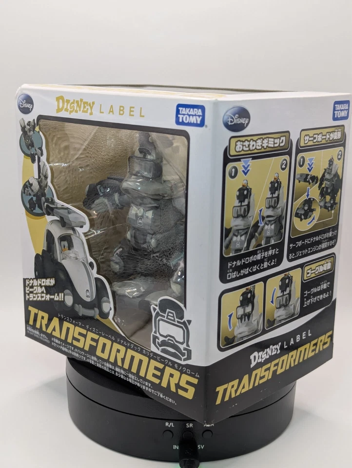 Transformers Disney Label Donald Duck Monochrome Holiday Vehicle Takara Tomy Use - Image 2 of 4
