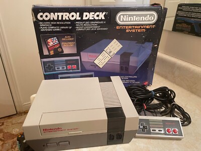 Nintendo Entertainment System NES Control Deck Console In Box