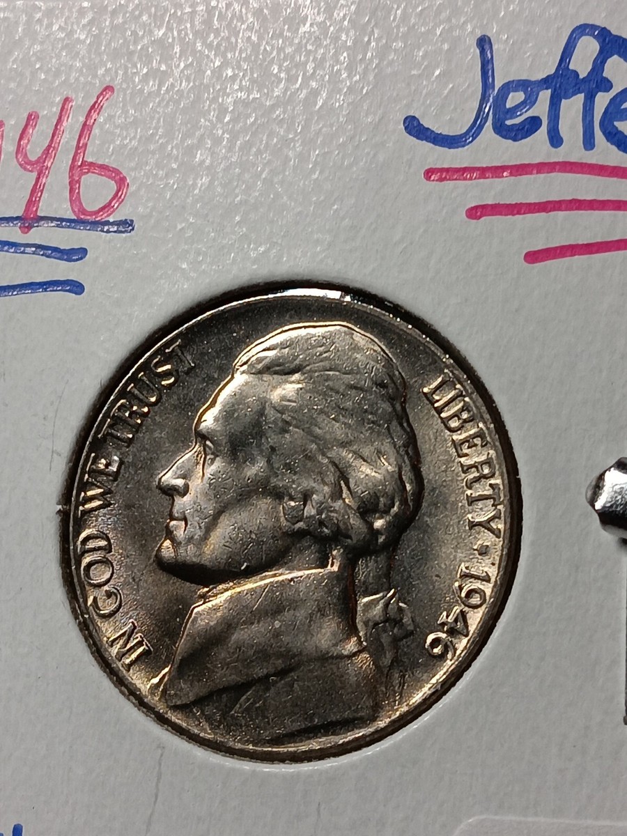 1946 Jefferson Nickel MS Choice US Coin J/315 | eBay
