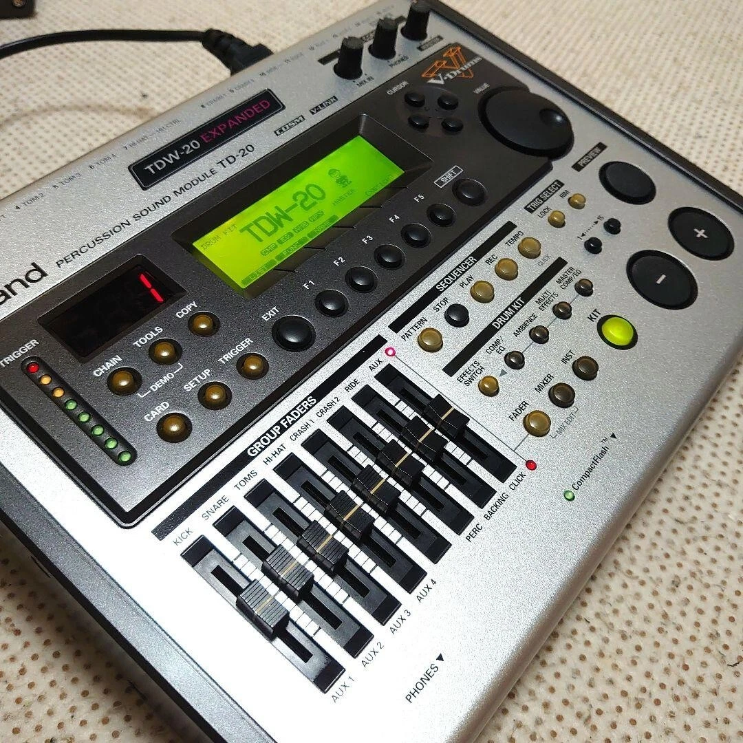 Roland TD-20X TDW-20 EXPANDED From Japan used