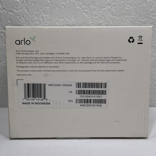 Arlo VMC2040-100NAS Essential 1080p kabelgebundene Innenkamera - funktioniert getestet - Bild 5 von 9