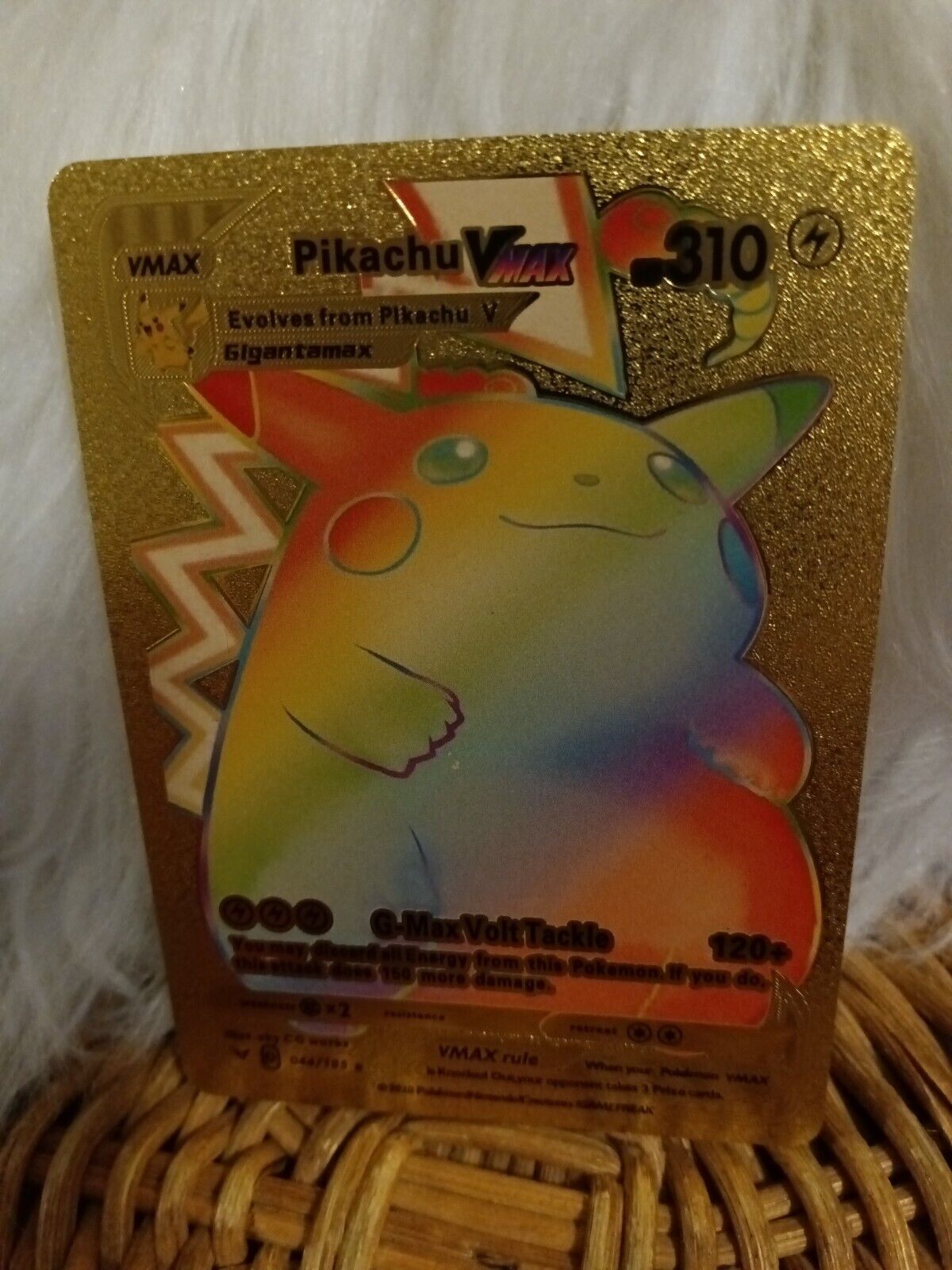 Pikachu VMAX vivid voltage #188 full rainbow art (I'm new to this