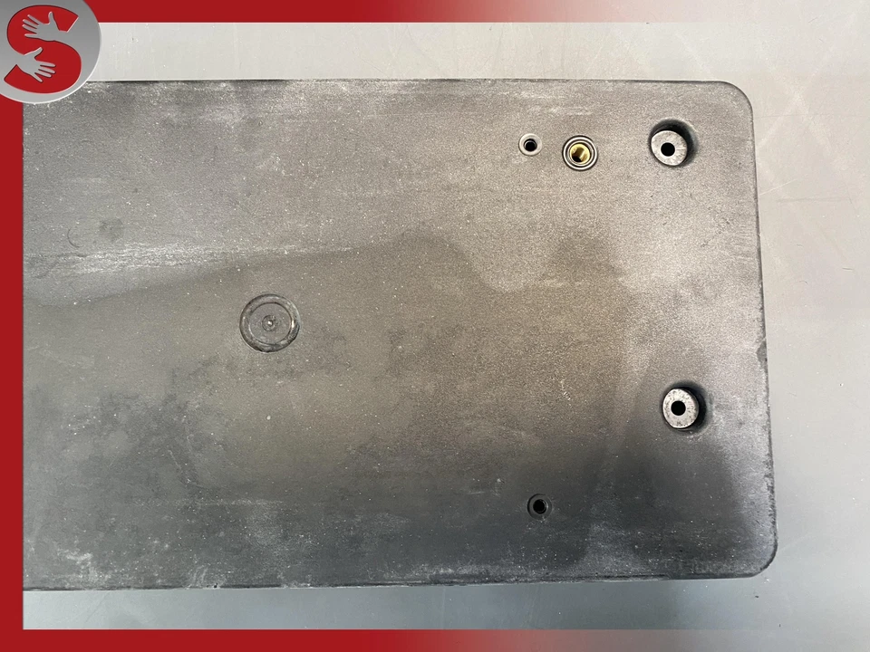 2010-16 BMW F10 528I 535I 550I Front License Plate Holder BLACK 8048167 OEM⭐W1⭐ - Image 3 of 4