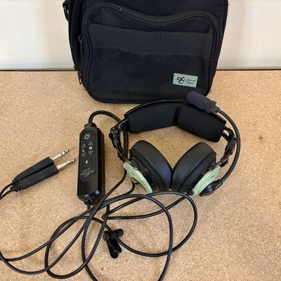 David Clark Pro X Aviation Headset GA Plugs Bluetooth Noise Canceling