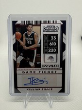 Killian Tillie 2020 Panini Contenders Game Ticket Auto #33