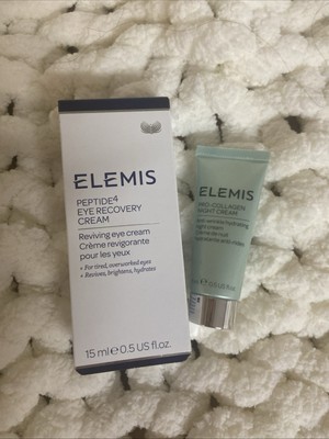 Lot 2 Elemis Peptide 4 Eye Recovery Cream & Elemis Pro-collagen Night Crram