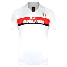 Image of Score Draw Ac Milan 1988 Away Retro Football Shirt