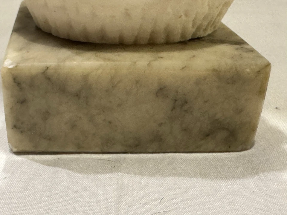 "Busto clásico de David de Miguel Ángel firmado de colección 6"" hecho en Italia base de mármol" Foto 3 de 4