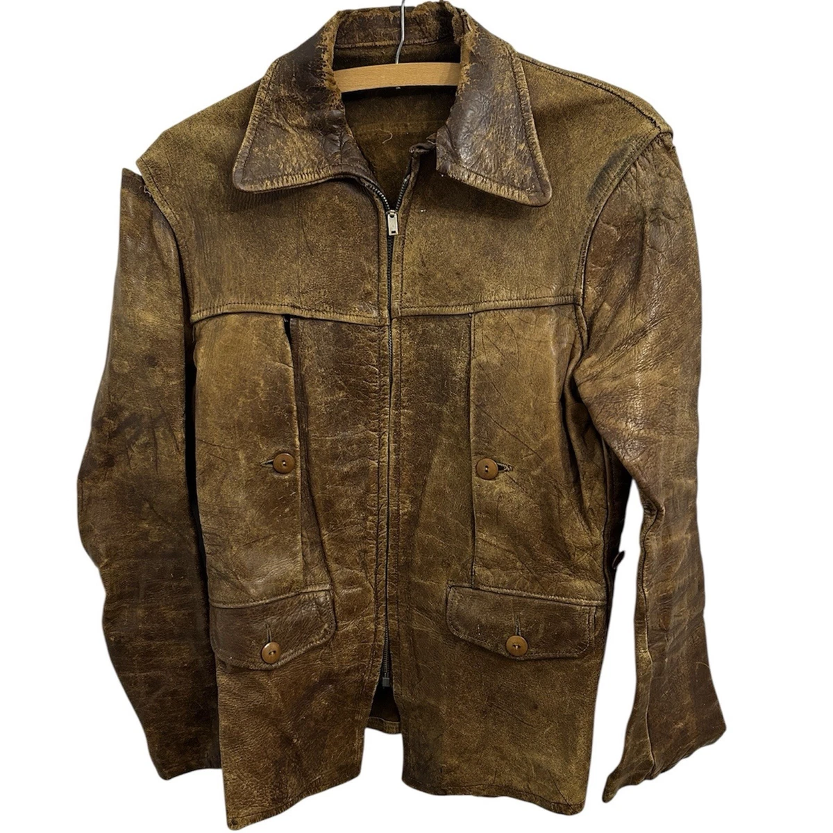 ヴィンテージ　beer ビア　ジャケット　TALONジップ Talon Zipper Indiana Vintage Outerwear Coats & Jackets for Men for
