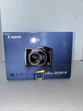 Canon PowerShot SX100 IS 8.0MP Digital Camera - Black for sale