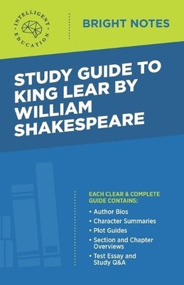 Study Guide to King Lear by William Shakespeare (Taschenbuch) Bright Notes