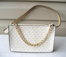 Michael Kors MK Signature Fanny Pack Belt Bag Small New