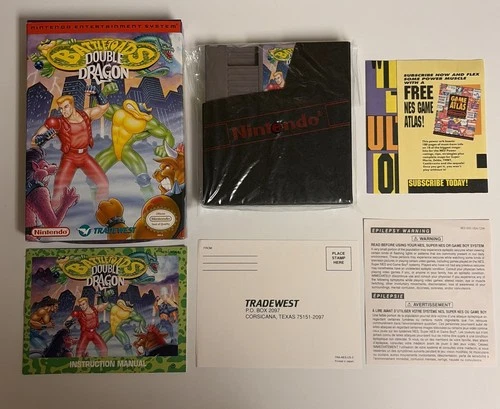 Battletoads & Double Dragon Nintendo NES Complete CIB w/ REG Card No Poster