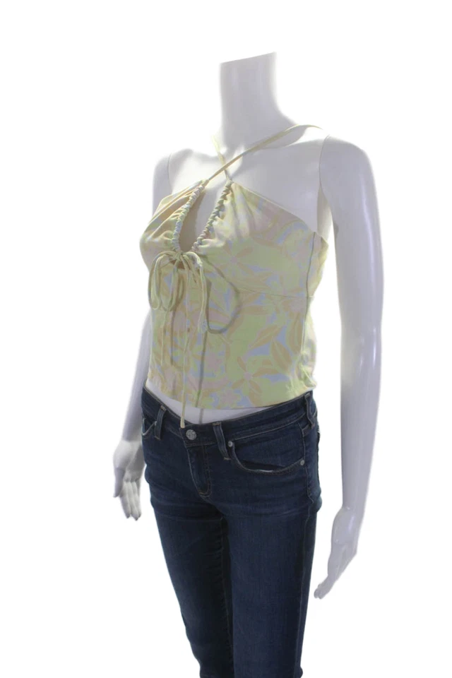 Nicole Miller 女式无畏花卉吊带上衣多色尺寸 6 14823900 — 第 2/4 张图片