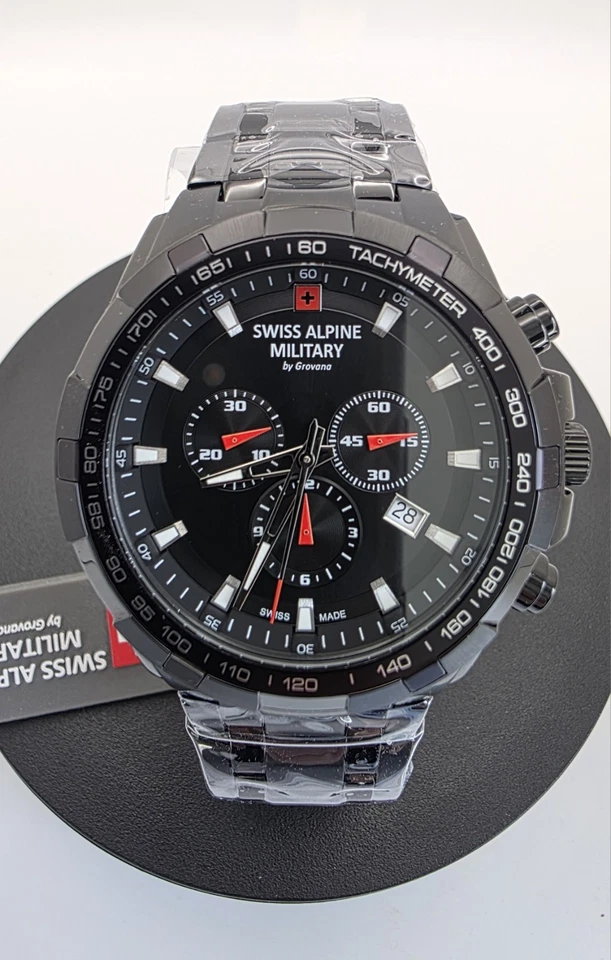 Swiss Alpine Military  SAM7043.9177 Man Quartz Watch Free FEDEX 2 DAY SHIPPING - Image 3 of 4