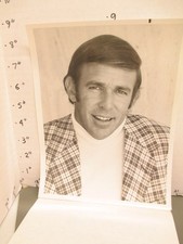 NBC TV studio show promo photo 1970s JOHN BRODIE sports announcer