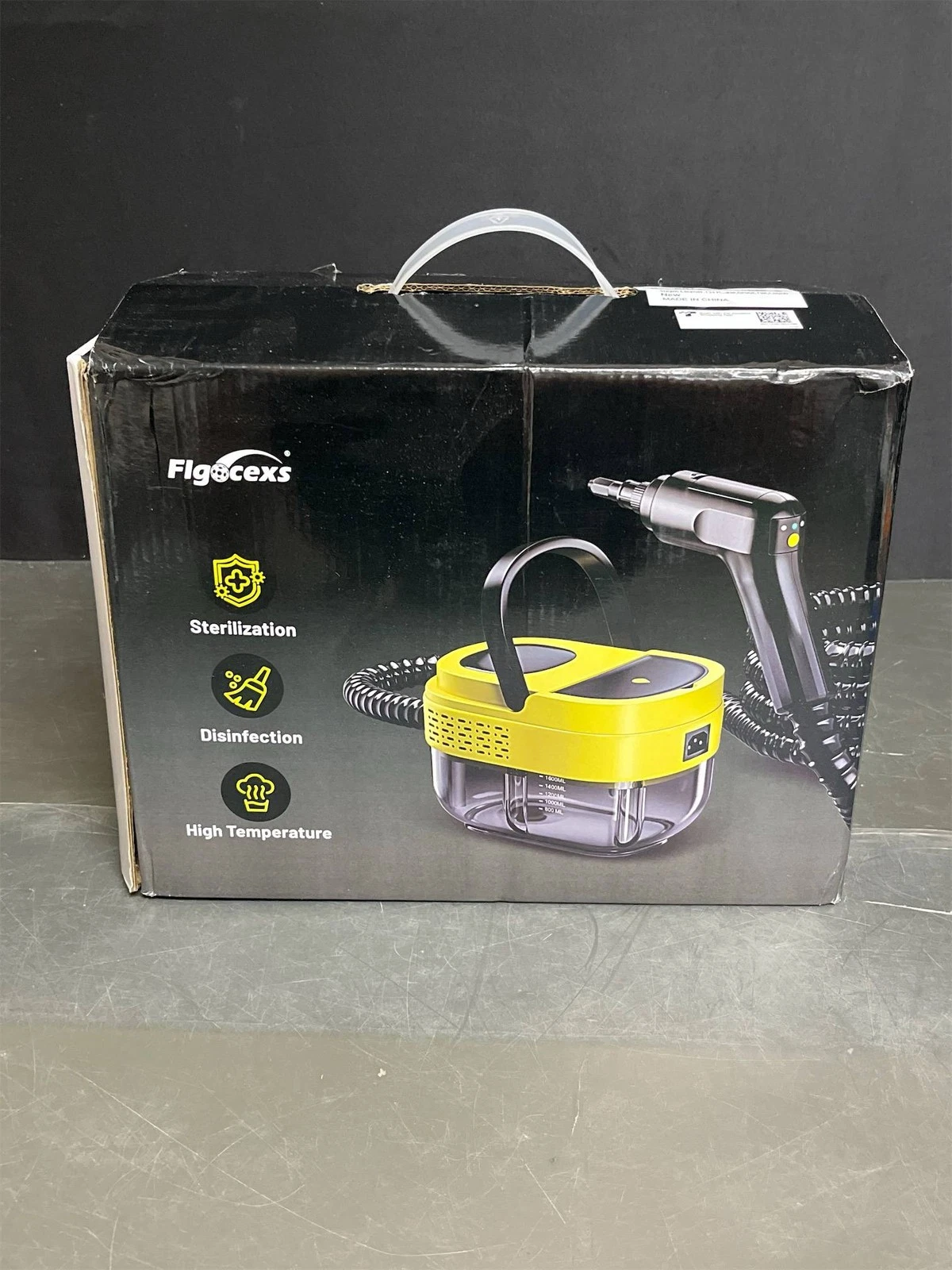 Steam Cleaner,15s Heat-Up,1.6L Tank,3-Level Adjustable Handle,2500W Steamer fo 2