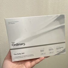 The Ordinary Skin Care Set Squalane Cleanser Hyaluronic Acid Serum Moisturizer
