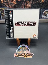 Metal Gear Solid PlayStation PS1 Authentic Tested Complete