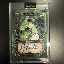 2023 Wild Card 5 Card Draw Jack Leiter Green Auto Autograph #2/3