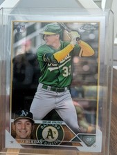 JJ Bleday Rookie Card (RC) 2023 Topps Chrome #29 Oakland Athletics . rookie card picture