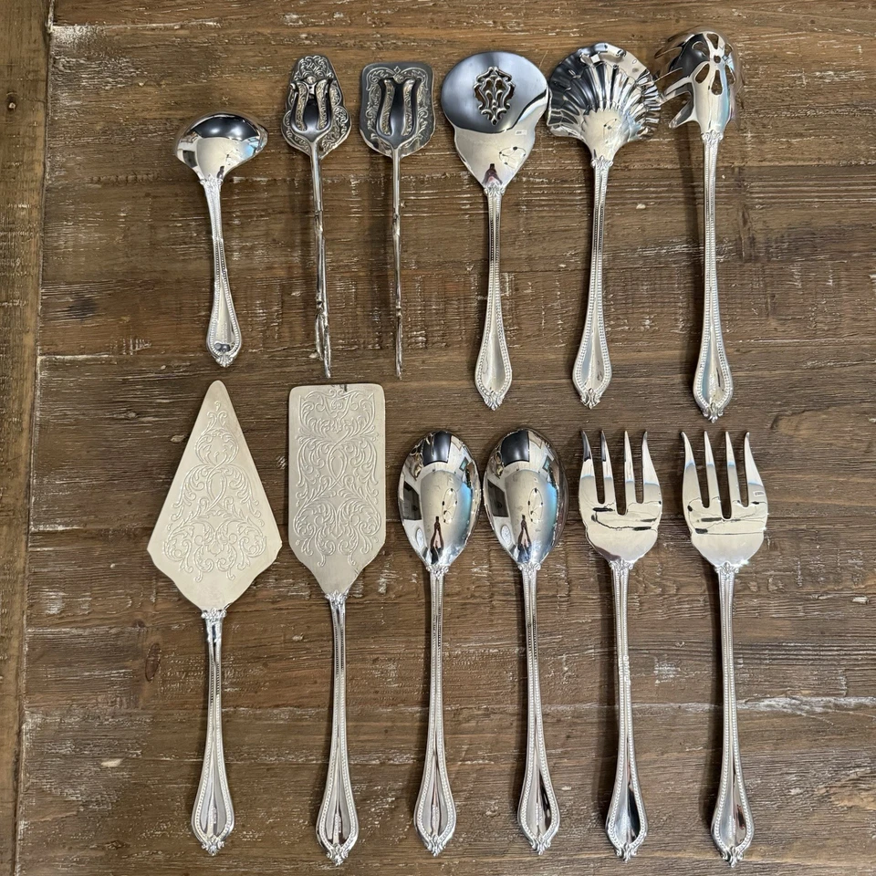 12套约克郡珠子用具退役图案-勺子/叉子/馅饼/鼓+ — 第 2/4 张图片