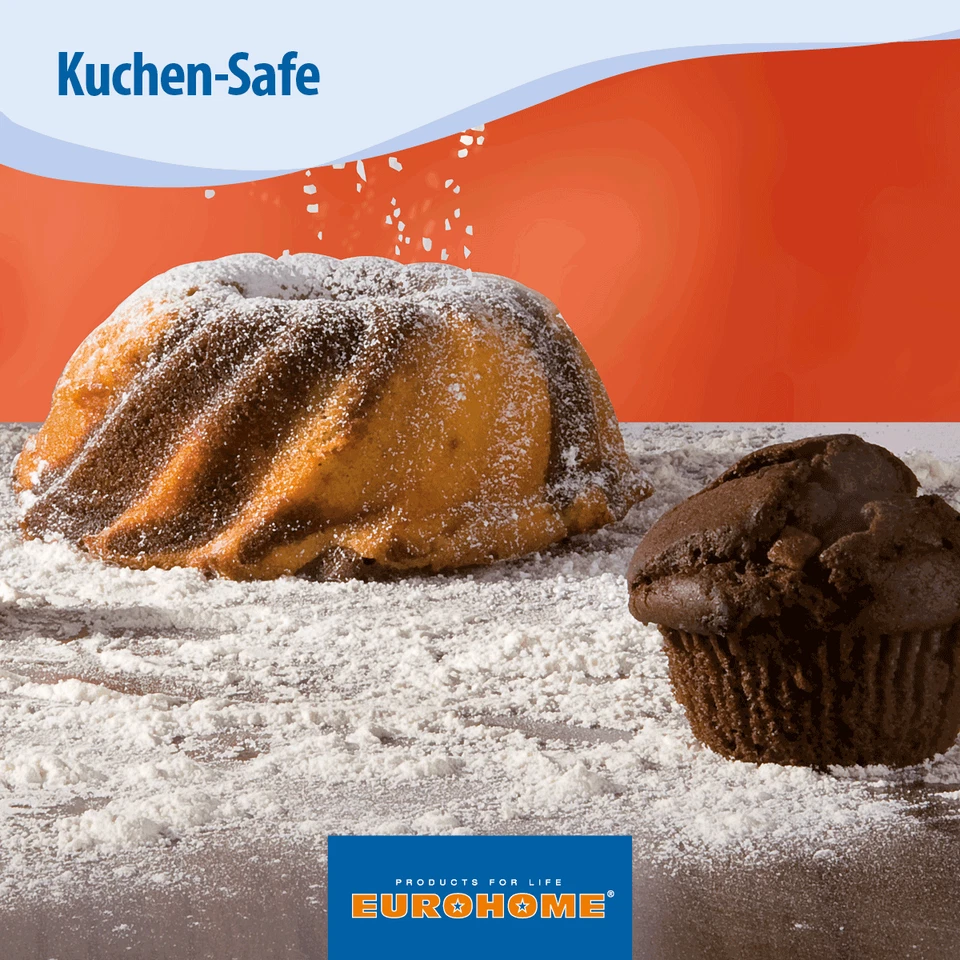 Kuchentransportbox Kuchencontainer für Kastenkuchen Eurohome®  Kuchenhaube Decke - Bild 4 von 4