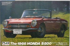 Doyusha Nostalgic Heroes No 9 1/12 Honda S800 1966 Plastic Model