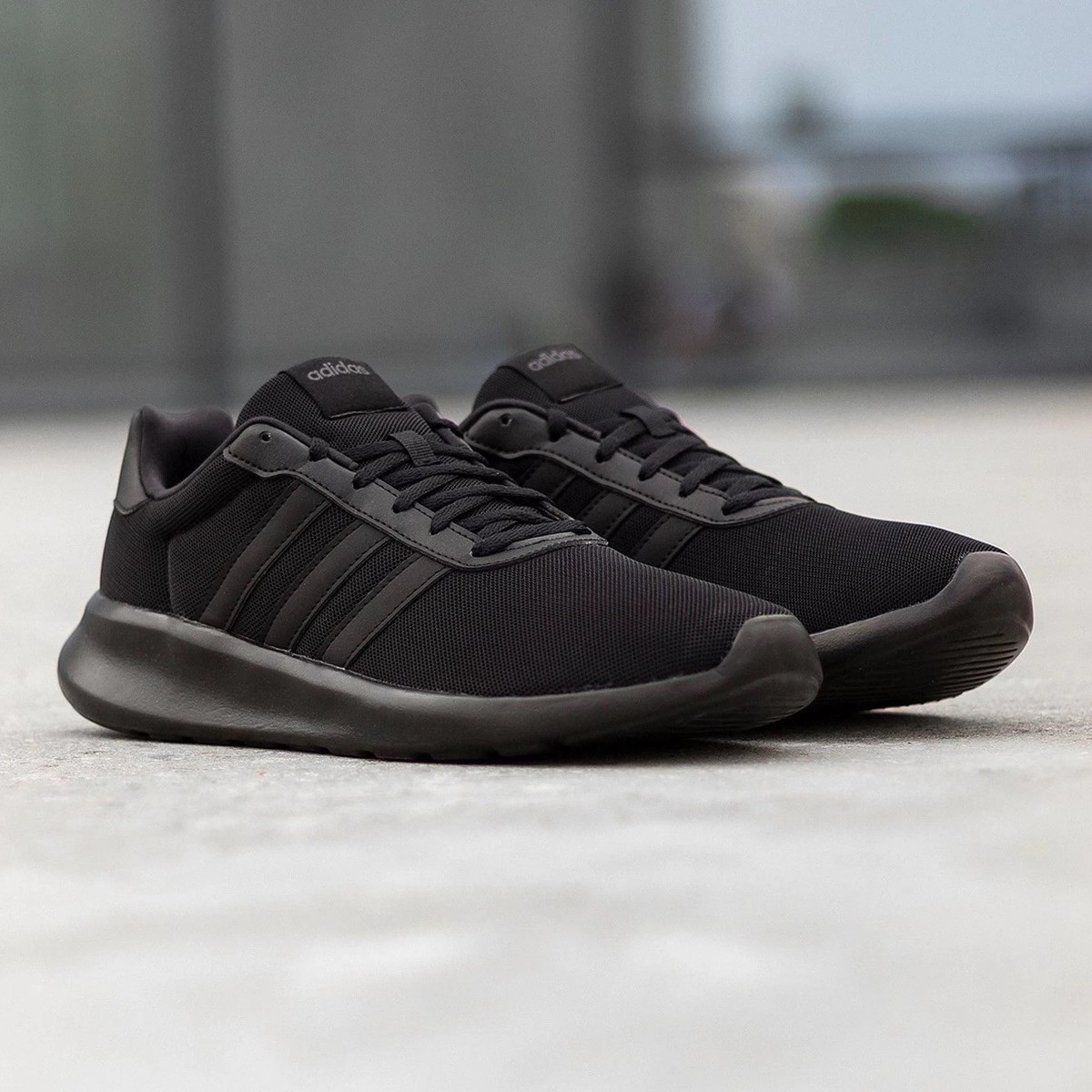 Adidas Lite Racer Men's Running Shoe Black Athletic Sneakers