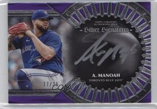 2023 Topps Five Star Silver Signatures Purple 17/25 Alek Manoah #SS-AM Auto 4vy