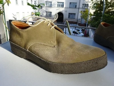 SANDERS JOEL Lo Top Herren Goodyear Schuhe Leder Sand England Gr.44,5(UK10) TOP - Bild 1 von 4