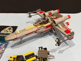 LEGO Star Wars: X-Wing Fighter 7140 w/instructions - NEAR COMPLETE - Please READ