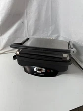 Hamilton Beach Panini Press Grill G35 Stainless Steel Nonstick Plates 