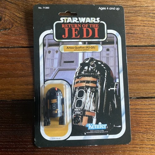 Custom R2-Q5 Vintage Kenner Style MOC Stan Solo Smith Lord Creation Pop Up Saber