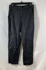 Banana Republic Women's NWT High-Rise Tapered Linen Pants Charcoal Gray Size 2