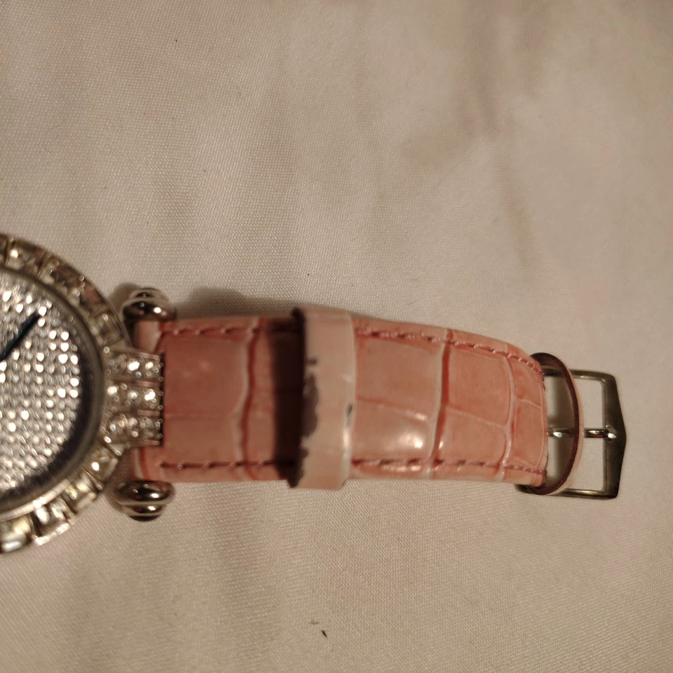 Reloj ADRIANNE VITADINI Mujer, Estrás Incrustación, Correa Cuero - Necesita Batería Foto 4 de 4