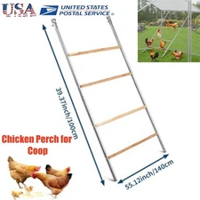 Chicken Perch Chicken Roosting Bars for Coop Backyard Poultry Farm 55''x39''