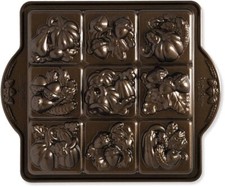 Nordic Ware Seasonal Squares Baking Pan 8 Cups/ 1.9L