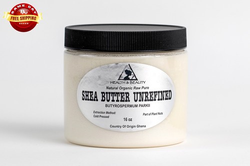 SHEA BUTTER UNREFINED IVORY ORGANIC RAW COLD PRESSED GRADE A GHANA 48 OZ, 3 LB - Picture 5 of 12