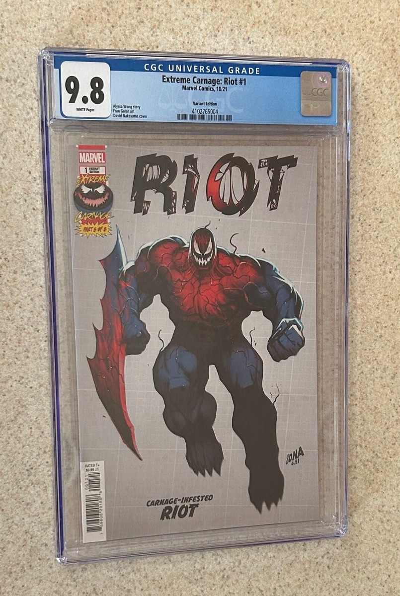 エクストリームカーネージ #1 EXTREME CARNAGE RIOT #1 (Marvel Comics 2021) -- Nakayama