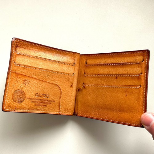 GANZO Authentic Leather Money Clip Card Case Wallet - 第 1/8 張圖片