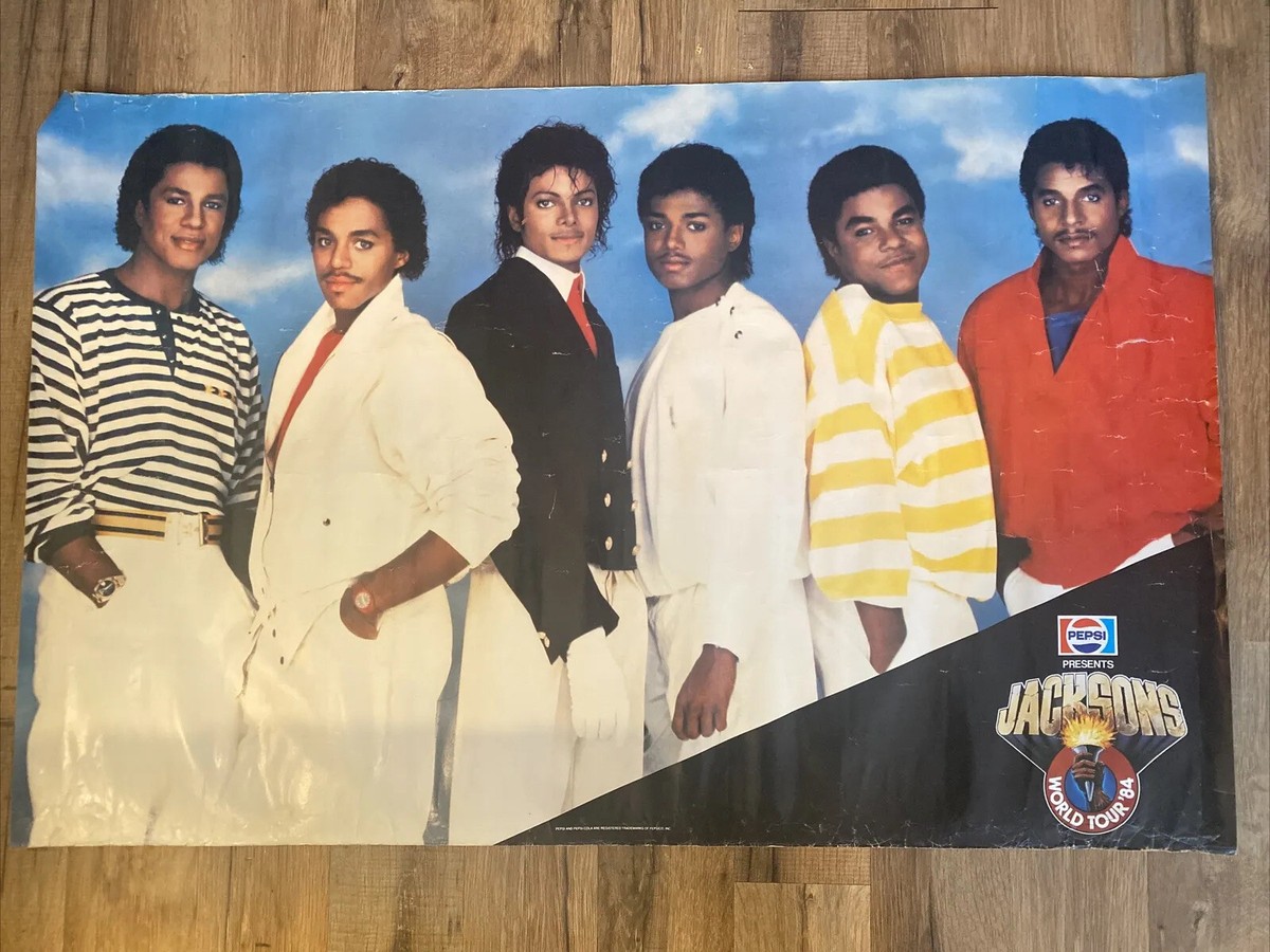 マ*ル様 マイケルジャクソン　ペプシ　ポスター VINTAGE POSTER ~ Michael Jackson World Tour 1984 Pepsi 22x35