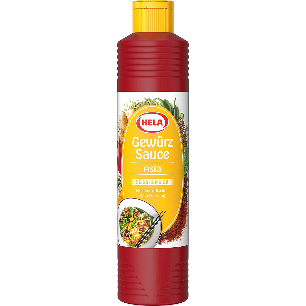 Hela Asia Gewürz Sauce süss sauer mit exotischer Würze 800ml
