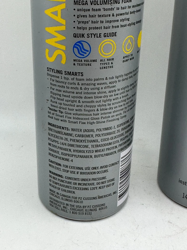 2 Conjuntos de Dois Charles Worthington Smart Fixx Mega Espuma Volumizadora 5,1 oz *LÍQUIDO - Imagem 2 de 3