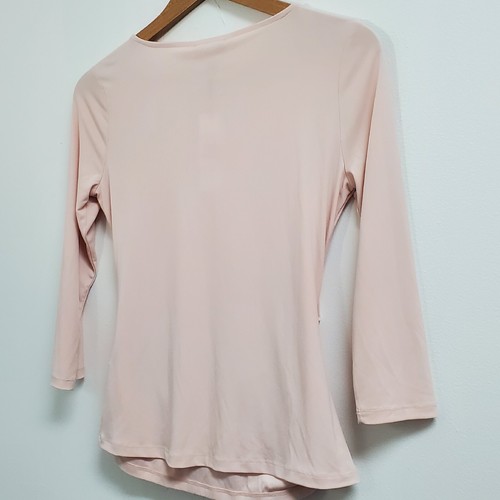 Calvin Klein Shirt Women's XS, Blush 3/4 Sleeve Blouse Formal Business Top - Picture 7 of 10