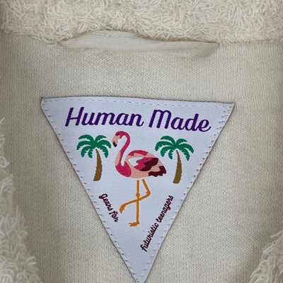 HUMAN MADE Logo/Flamingo Embroidered Pile Open Collar Shirt/ tops