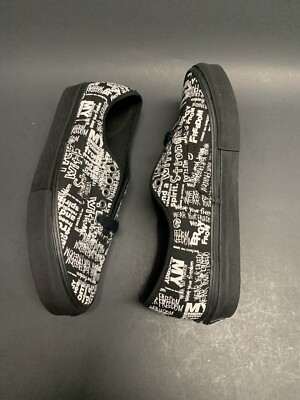 VANS X COMME DES GARCONS CDG MESSAGE GRAFITTI AUTHENTIC ERA Sz 7