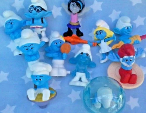 McDonald's The Smurfs Cartoon & TV Character Action Figures