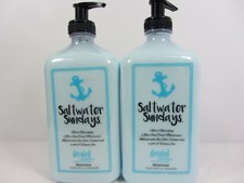 2 PACK DEVOTED CREATIONS SALTWATER SUNDAYS BODY MOISTURIZER LOTION